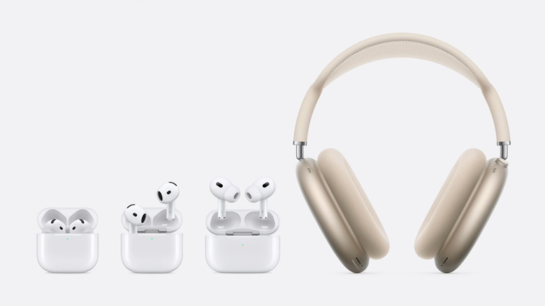New lineup of AirPods.