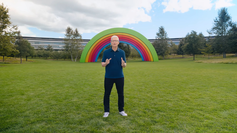 Tim Cook, CEO of Apple, closing out the September iPhone event.