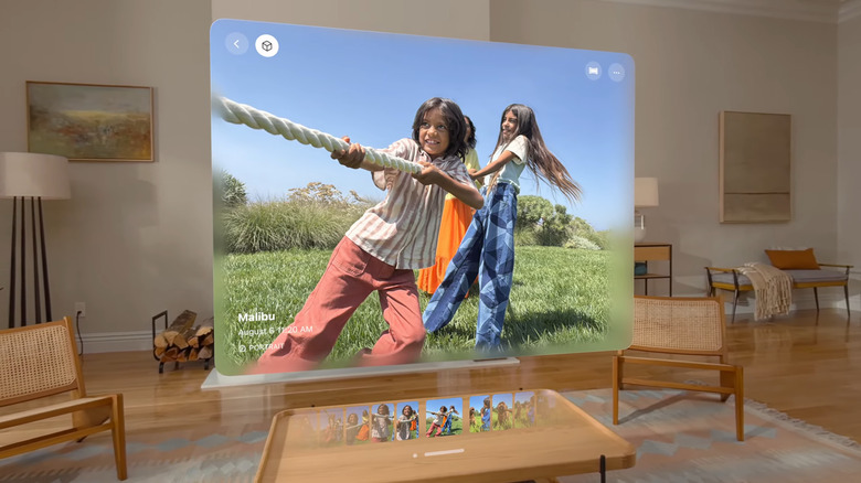 Spatial photos on iPhone 16.