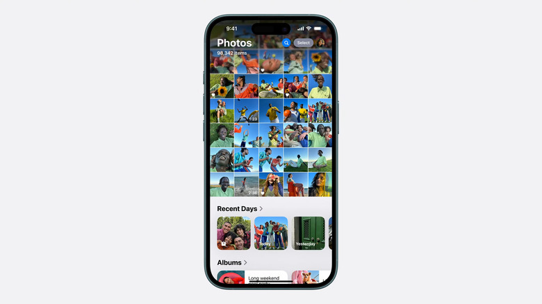 Redesigned Photos app.