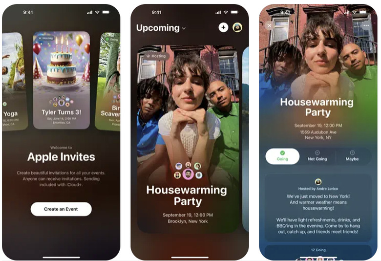 Apple Invites screenshots