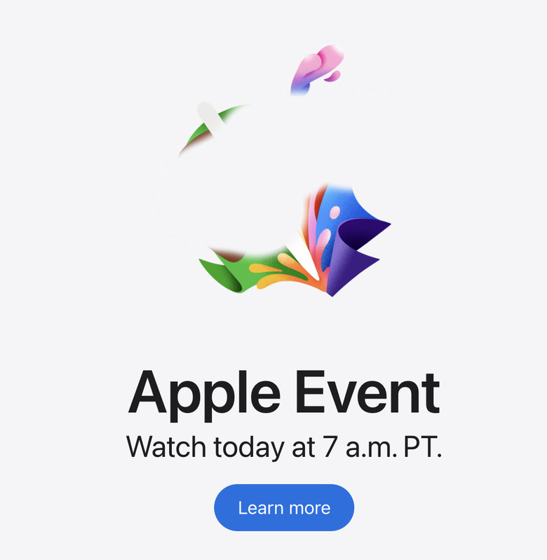 The event logo on Apple's site can be