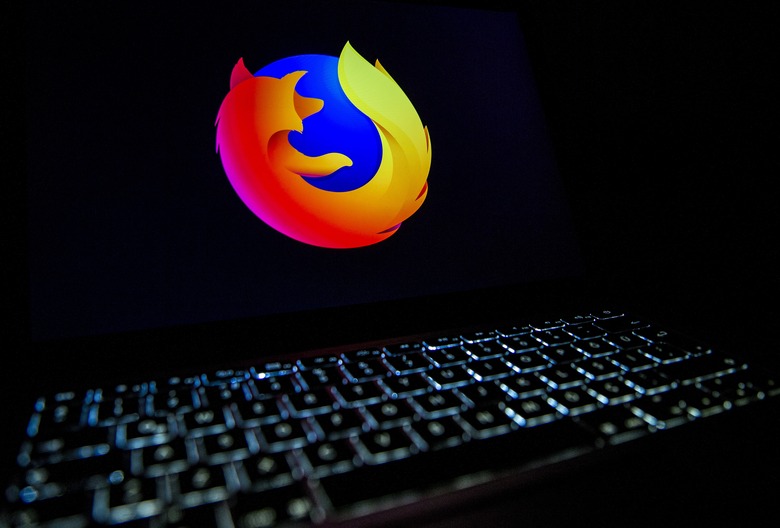 ANKARA, TURKEY - DECEMBER 10: In this illustration photo web browser Mozilla Firefox logo is seen displayed on a laptop screen in Ankara, Turkey on December 10, 2019. (Photo by Ali Balikci/Anadolu Agency/Getty Images)