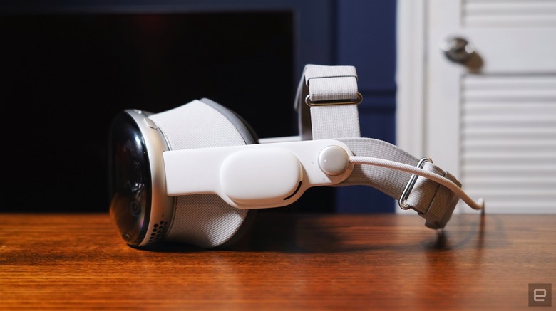 The Vision Pro with its Dual Loop band.