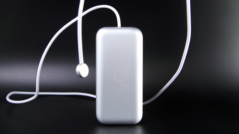 The Apple Vision Pro battery pack.