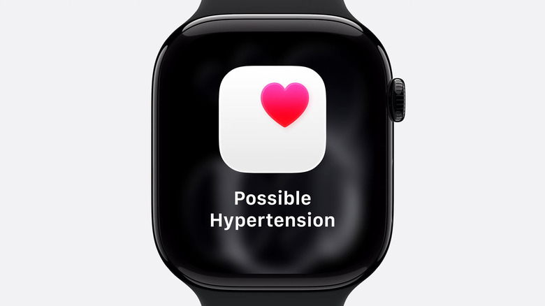 The newest feature to come to Apple Watch is hypertension notifications — but it's not available on the SE 3 model. (Apple)