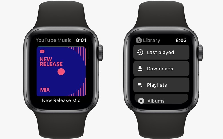 YouTube Music Apple Watch