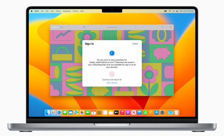Available in both iOS and macOS, Apple's passkeys are designed to provide increased security compared to standard passwords. 