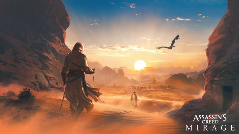 Promotional image for Assassin's Creed Mirage downloadable content coming later this year.