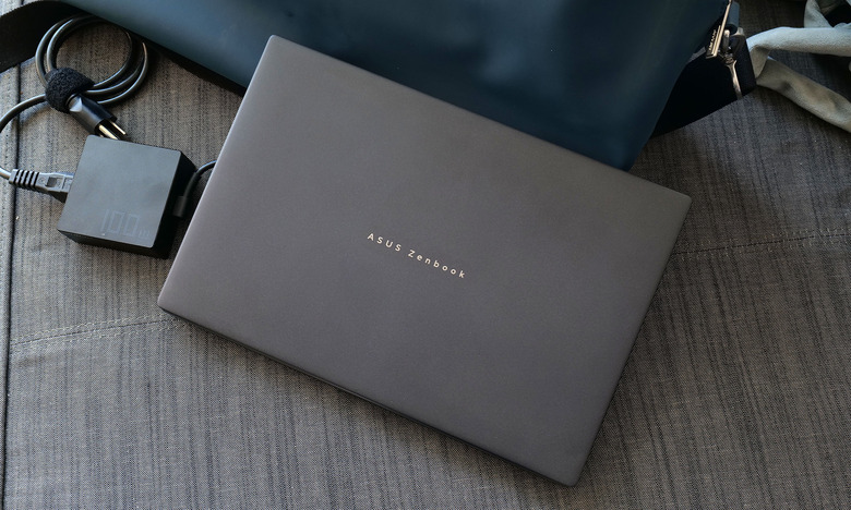 The Zenbook Duo's battery life is good enough you won't always need its power brick. Thankfully, when you do, ASUS' 100-watt adapter is relatively compact.