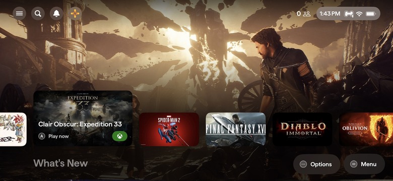 You can organize and start up games from the Backbone app, but the ability to launch games from cloud services like Xbox Cloud Gaming and NVIDIA GeForce Now directly in the app (annoyingly) requires a subscription fee.