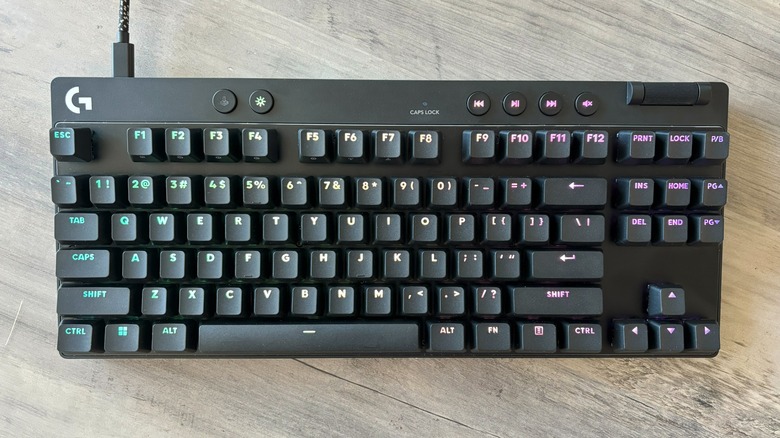 The Logitech G Pro X TKL Rapid.