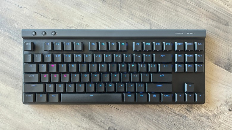 The Logitech G515 Lightspeed TKL.
