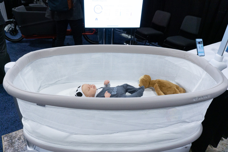 The Bosch Revol bassinet.