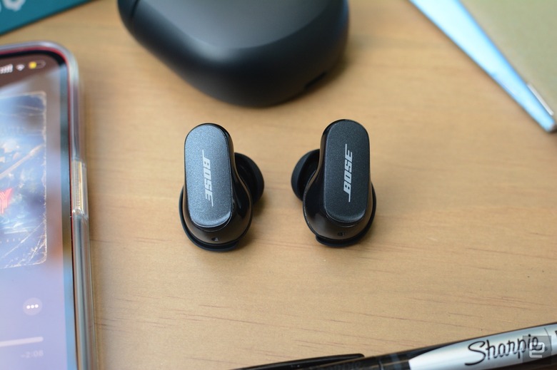 The noise blocking crown is safe. Bose has massively upgraded how much sound it can cancel on the QuietComfort Earbuds II, cutting out more everyday noise including voices. The sound quality is also markedly improved and smaller buds offer a more comfy fit (and less awkward look). There's room for further improvement though as the company passed on basics like multipoint connectivity and wireless charging. 