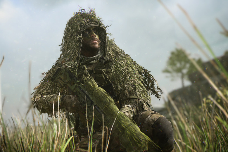 A Ghillie suit in 'Call of Duty: Modern Warfare II'