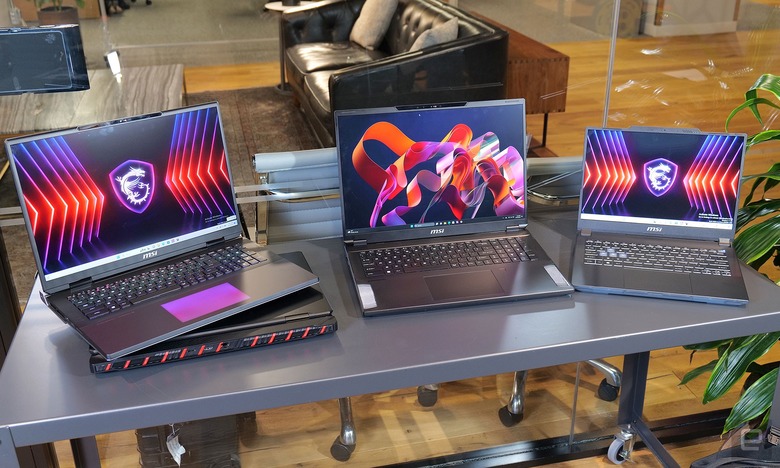 The Titan 18 HX, Raider 18 HX and Stealth 18 AI Studio headlined MSI's new gaming laptops for 2024.