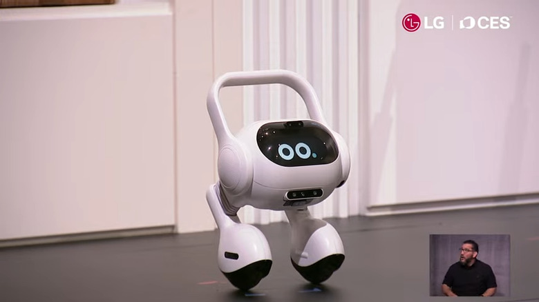 LG's Pixar-style robot makes another CES appearance.