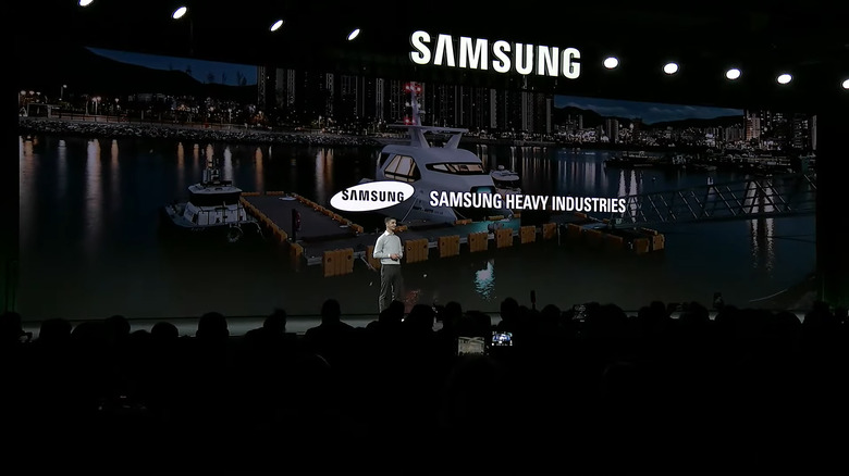 Samsung is aiming to add smart tech to... oceangoing vessels.