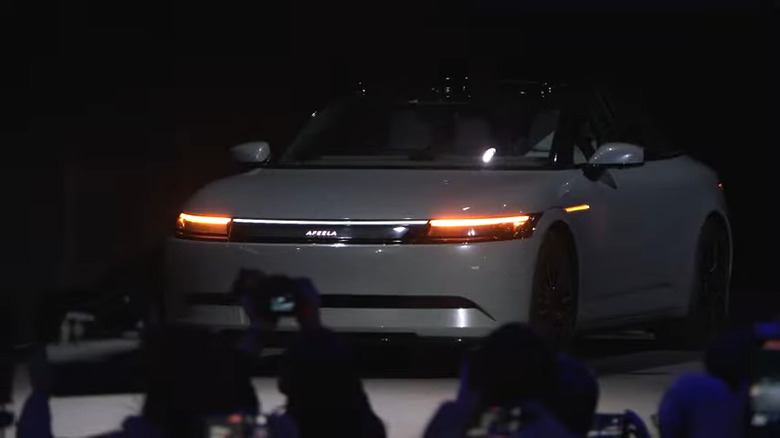 Here comes the latest version of the Afeela 1, the EV from Sony Honda Mobility.