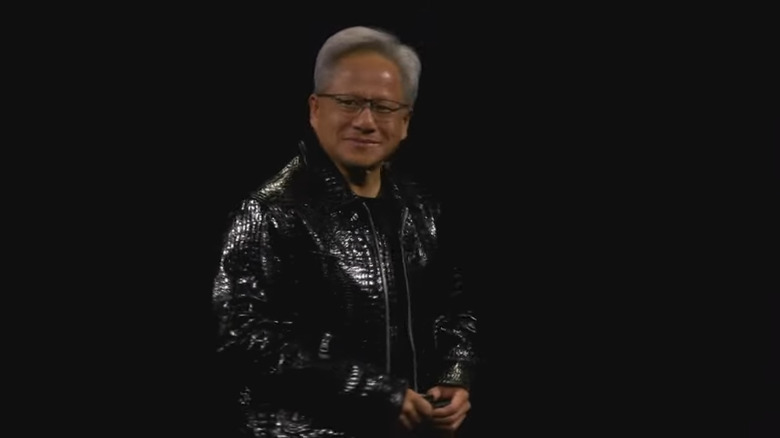 CEO Jensen Huang takes the stage.