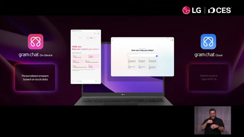Of course, LG's Gram laptops are also AI-enabled. This is