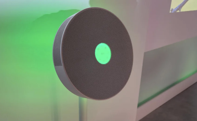 In lamp mode, the LEDs can be set to various colors.