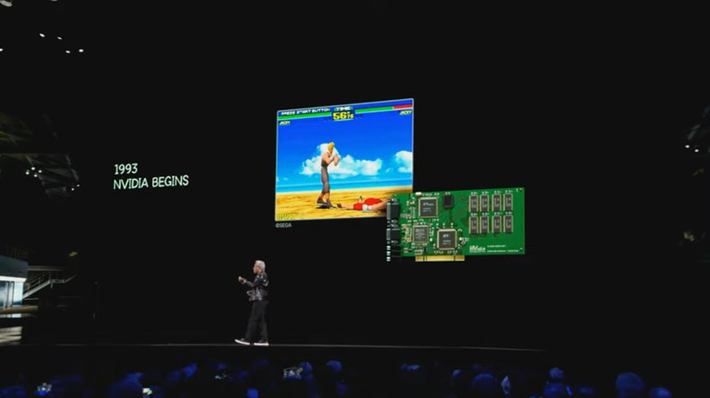Virtua Fighter on the first NVIDIA video card.