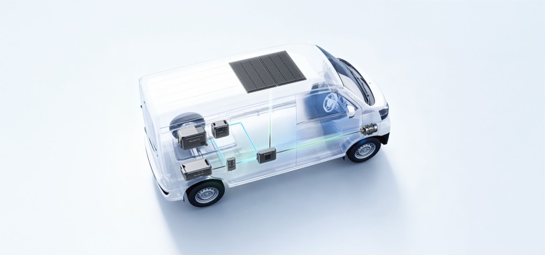 Here's how the Bluetti Charger 2 would work with dual charging sources.