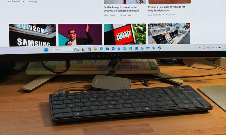 HP EliteBoard keyboard PC.