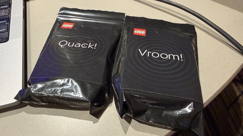 Tiny Lego sets from Lego's CES press conference