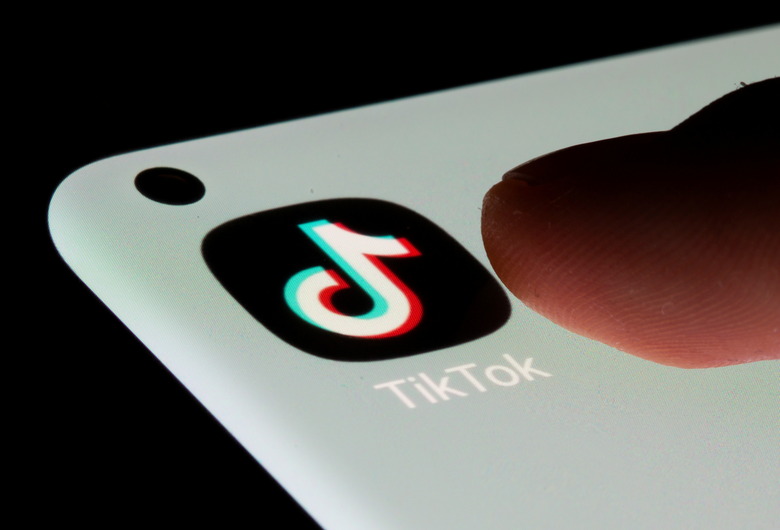 TikTok app is seen on a smartphone in this illustration taken, July 13, 2021. REUTERS/Dado Ruvic/Illustration