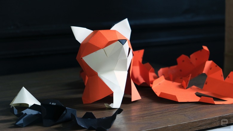3D Fox made with Cricut Explore 3