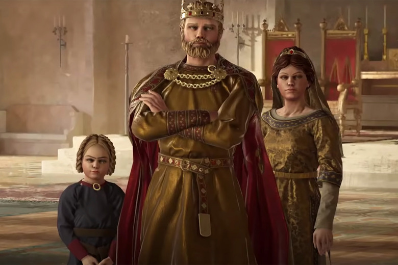 A royal family in 'Crusader Kings III'