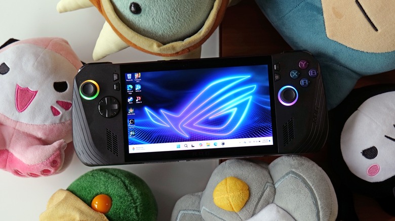 The ASUS ROG Ally X.