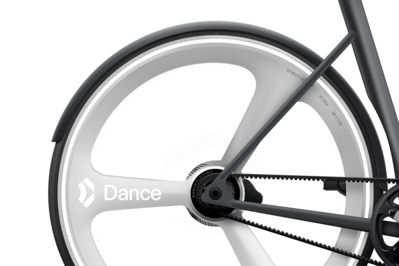 A teaser image of Dance's upcoming e-bike.