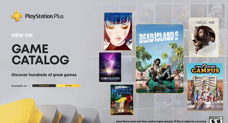 An ad for PS Plus Game Catalog.