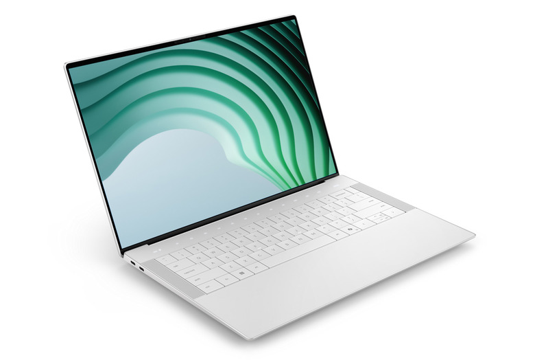 Dell 14 Premium laptop in Platinum