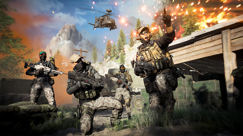 Promotional image of Battlefield 6's latest update with 5.11 gear.