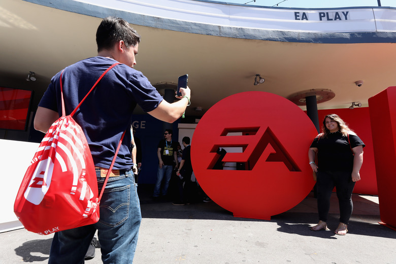 LOS ANGELES, CALIFORNIA - JUNE 08:   Game enthusiasts and industry personnel pose for a photograph during the EA Play 2019 event at the Hollywood Palladium on June 08, 2019 in Los Angeles, California. (Photo by Christian Petersen/Getty Images)