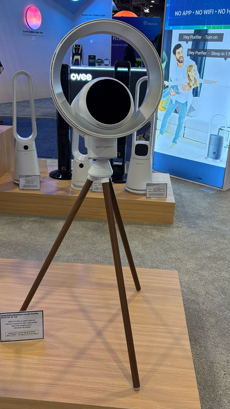 A new Emerson Smart air purifier and fan combo.