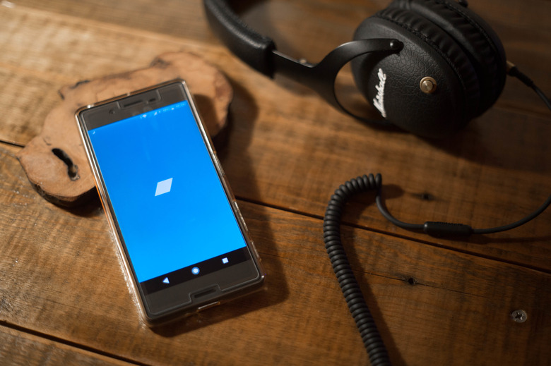 BANGKOK, THAILAND - 2018/05/31:  In this photo illustration, the BandCamp application seen displayed on an Android Sony smartphone. (Photo Illustration by Guillaume Payen/SOPA Images/LightRocket via Getty Images)