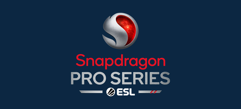 The logo for the Snapdragon Pro Series mobile esports league.