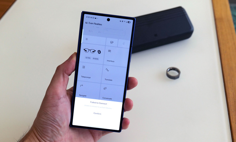 While the tech and features of the G2 are very interesting, I've run into a number of software issues while using a beta version of the app.