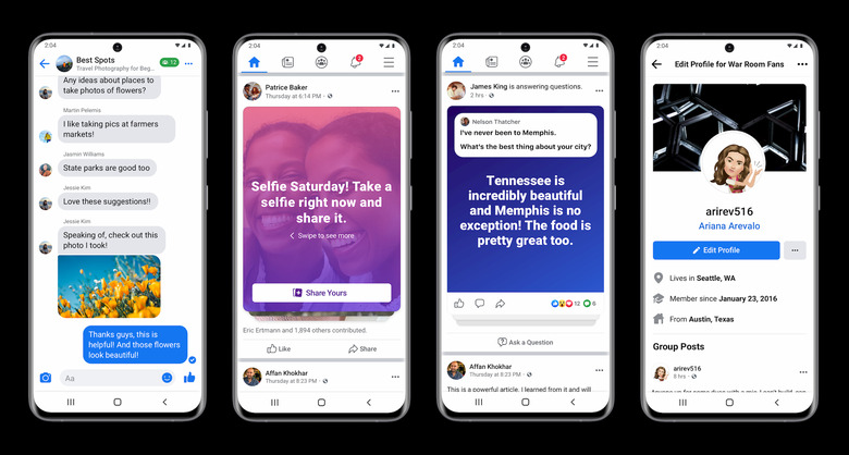 Facebook Groups features