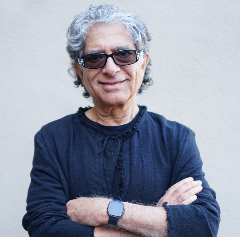Deepak Chopra wearing a Fitbit