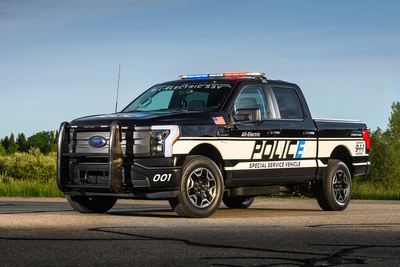 2023 F-150 Lightning Pro SSV police truck