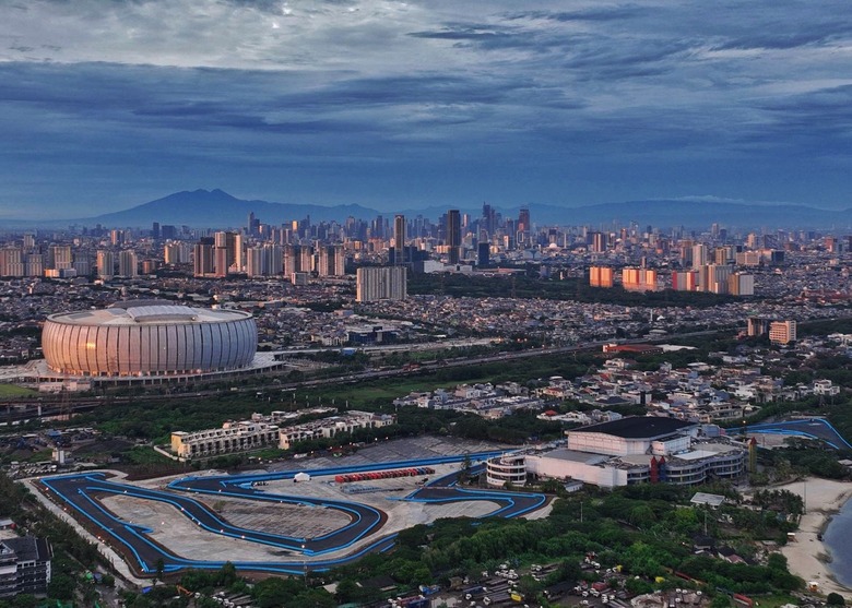 The Jakarta E-Prix circuit.