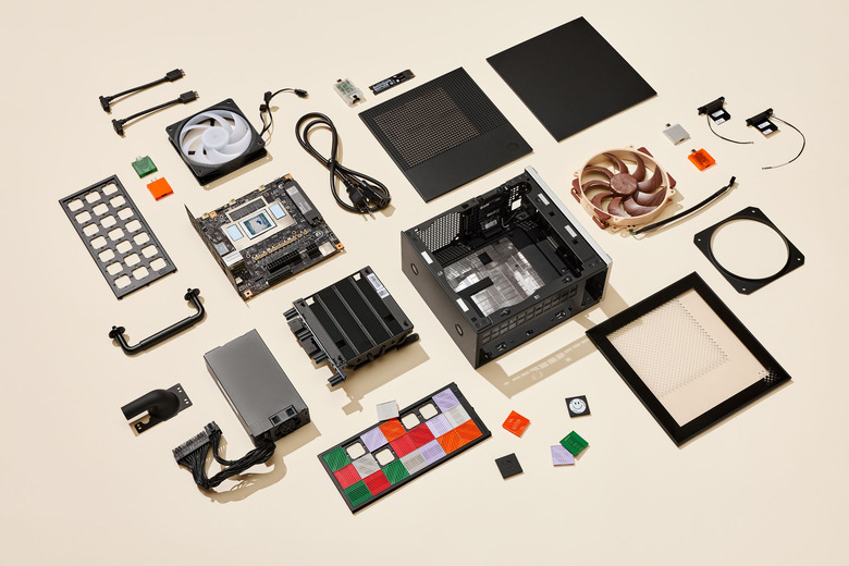 Promotional image of Framework’s first desktop computer.
