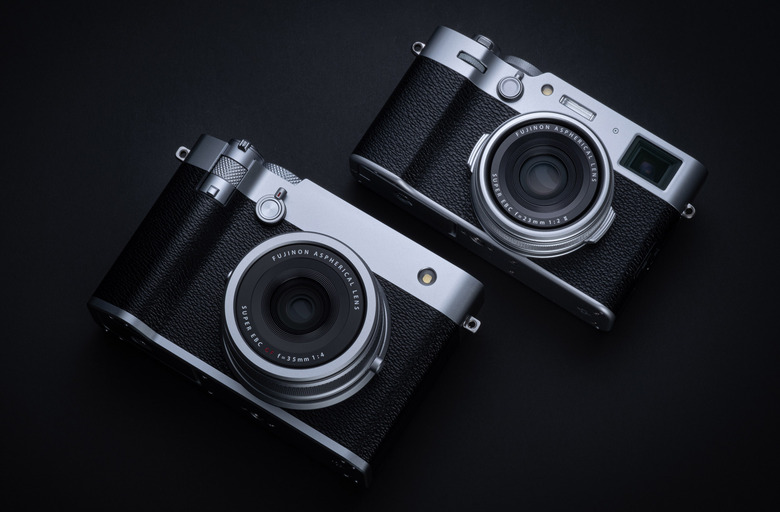 Fujilfilm X100VI (top) and GFX100RF